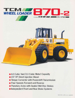 Колісні навантажувачі TCM 870-2