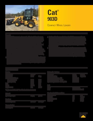 Колісні навантажувачі Caterpillar 903D