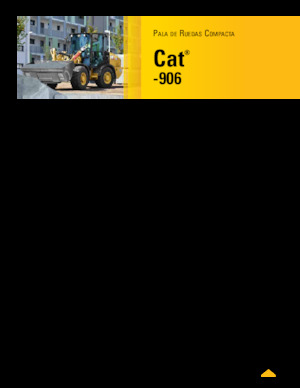 Колісні навантажувачі Caterpillar 906