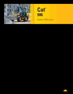 Колісні навантажувачі Caterpillar 906