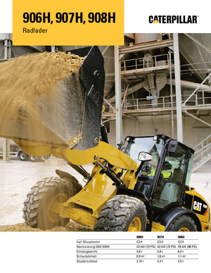 Колісні навантажувачі Caterpillar 907H