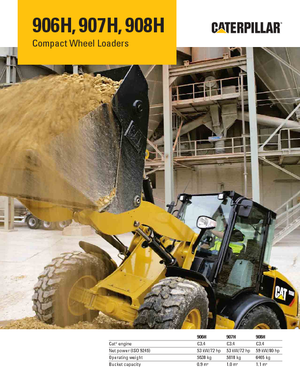 Колісні навантажувачі Caterpillar 906H