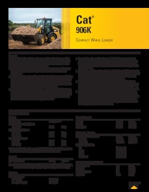 Колісні навантажувачі Caterpillar 906K