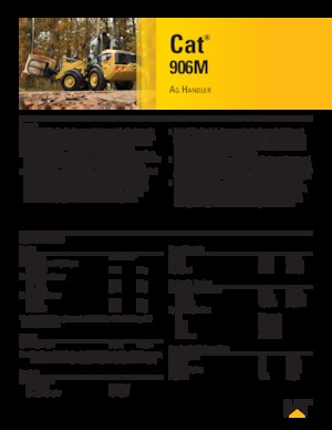 Колісні навантажувачі Caterpillar 906M
