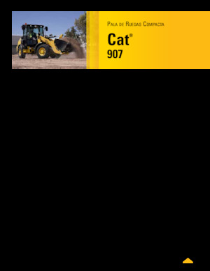 Колісні навантажувачі Caterpillar 907