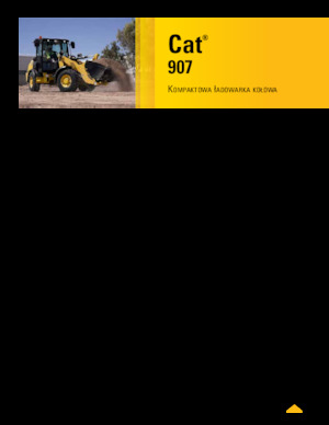 Колісні навантажувачі Caterpillar 907
