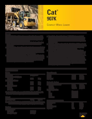 Колісні навантажувачі Caterpillar 907K