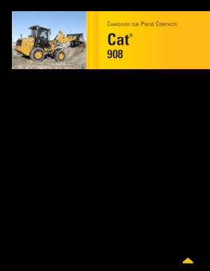 Колісні навантажувачі Caterpillar 908