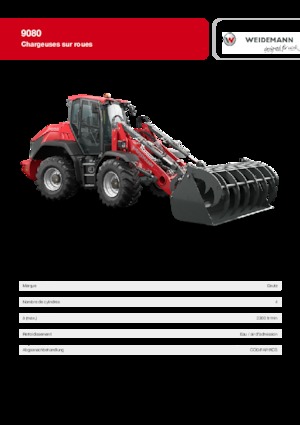 Колісні навантажувачі Weidemann 9080