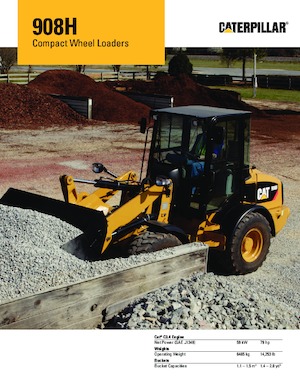 Колісні навантажувачі Caterpillar 908H