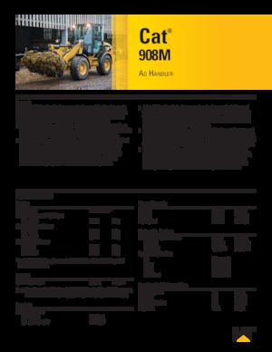 Колісні навантажувачі Caterpillar 908M