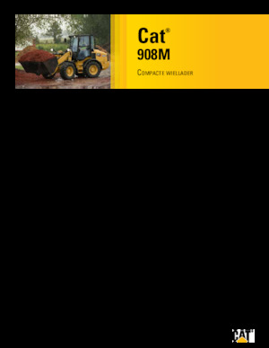Колісні навантажувачі Caterpillar 908M