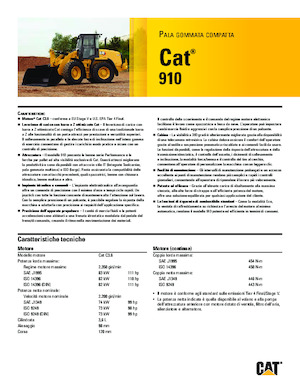 Колісні навантажувачі Caterpillar 910