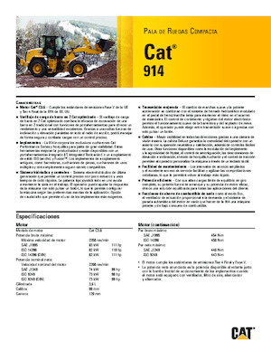Колісні навантажувачі Caterpillar 914