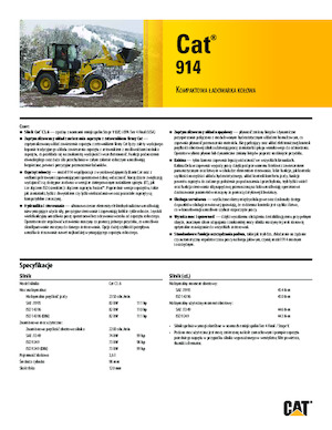 Колісні навантажувачі Caterpillar 914