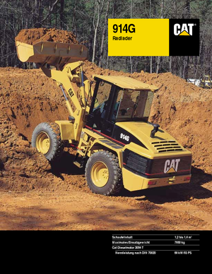 Колісні навантажувачі Caterpillar 914 G