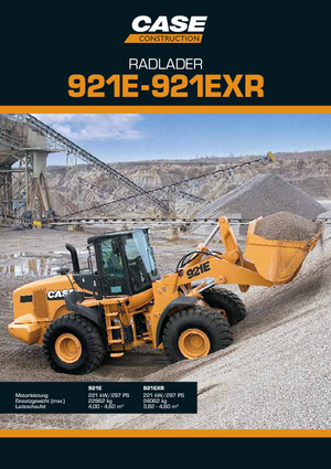 Колісні навантажувачі Case 921 E