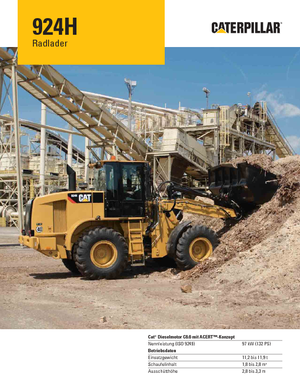 Колісні навантажувачі Caterpillar 924H