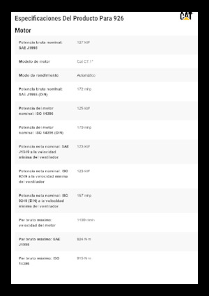 Колісні навантажувачі Caterpillar 926