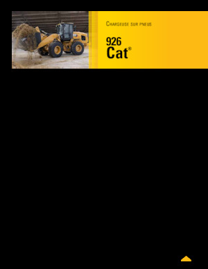 Колісні навантажувачі Caterpillar 926