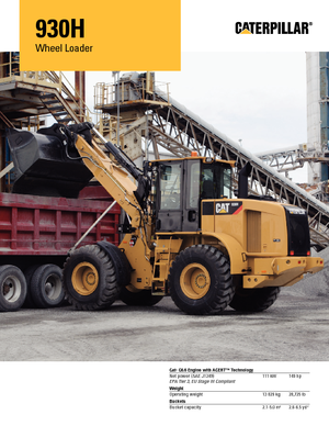 Колісні навантажувачі Caterpillar 930H