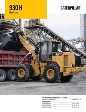 Колісні навантажувачі Caterpillar 930H