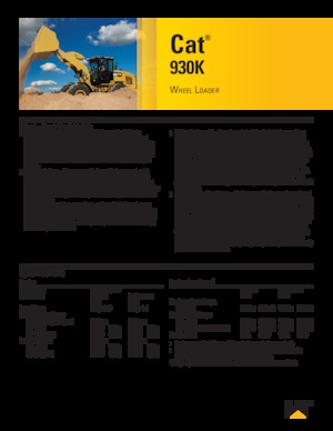 Колісні навантажувачі Caterpillar 930K