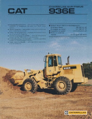 Колісні навантажувачі Caterpillar 936E