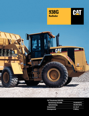 Колісні навантажувачі Caterpillar 938 G