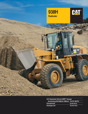 Колісні навантажувачі Caterpillar 938H