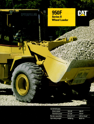 Колісні навантажувачі Caterpillar 950 F II-StVZO