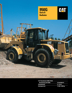 Колісні навантажувачі Caterpillar 950 G II StVZO