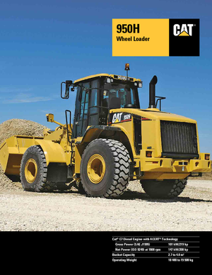 Колісні навантажувачі Caterpillar 950H