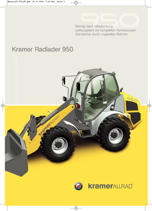 Колісні навантажувачі Kramer 950