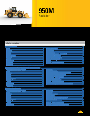 Колісні навантажувачі Caterpillar 950M