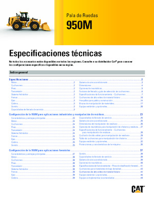Колісні навантажувачі Caterpillar 950M