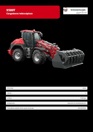 Колісні навантажувачі Weidemann 9580 T