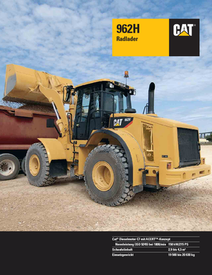 Колісні навантажувачі Caterpillar 962H