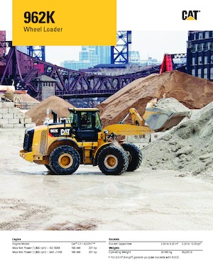 Колісні навантажувачі Caterpillar 962K