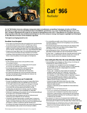 Колісні навантажувачі Caterpillar 966
