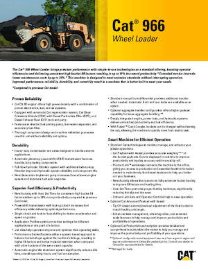 Колісні навантажувачі Caterpillar 966