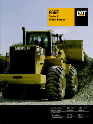 Колісні навантажувачі Caterpillar 966 F II-StVZO