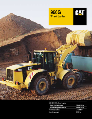 Колісні навантажувачі Caterpillar 966 G