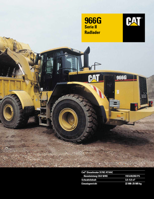 Колісні навантажувачі Caterpillar 966 G II
