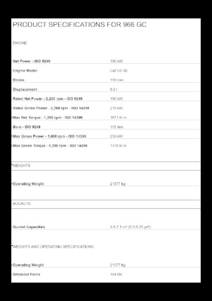 Колісні навантажувачі Caterpillar 966 GC