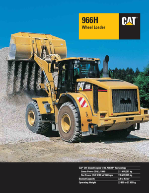 Колісні навантажувачі Caterpillar 966H