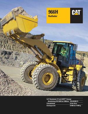 Колісні навантажувачі Caterpillar 966H