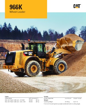 Колісні навантажувачі Caterpillar 966K