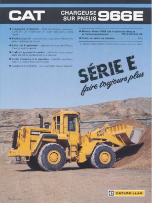 Колісні навантажувачі Caterpillar 966E