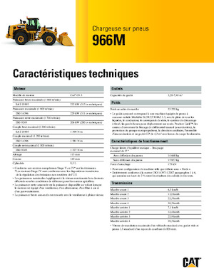 Колісні навантажувачі Caterpillar 966M